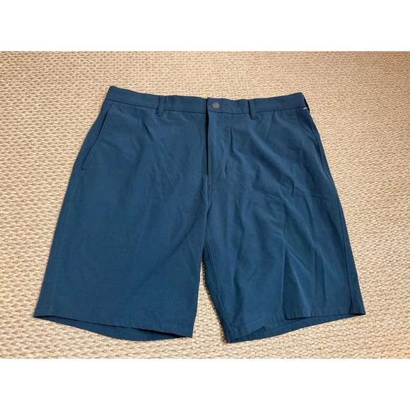 johnnie-O Other - Johnnie-O Mens Performance Golf Shorts Teal Blue Size 38 Flat Front Stretch